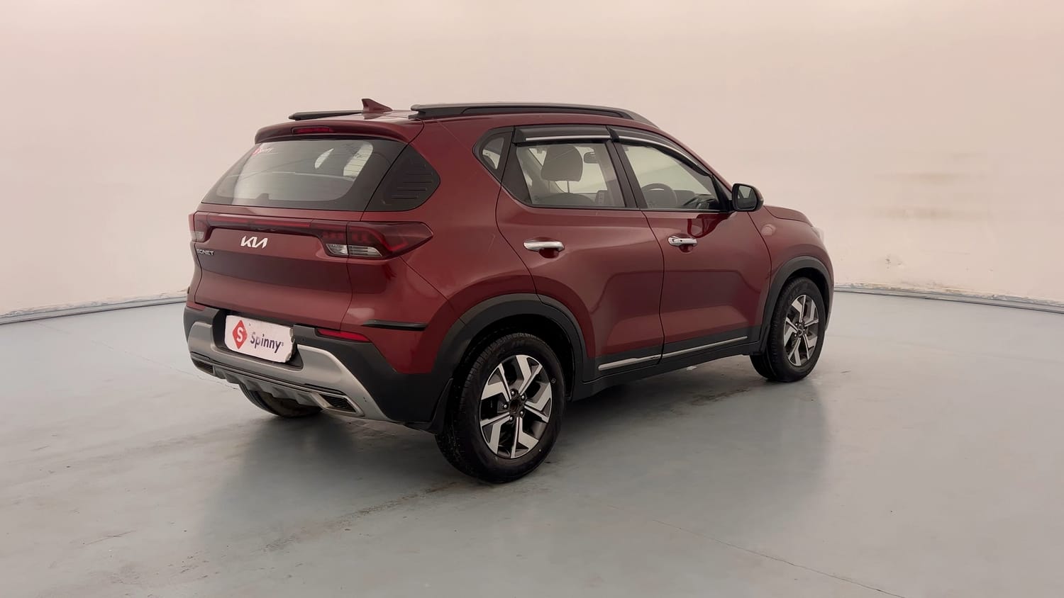 Used 2022 Kia Sonet HTX 1.5 Diesel Manual exterior RIGHT REAR CORNER VIEW