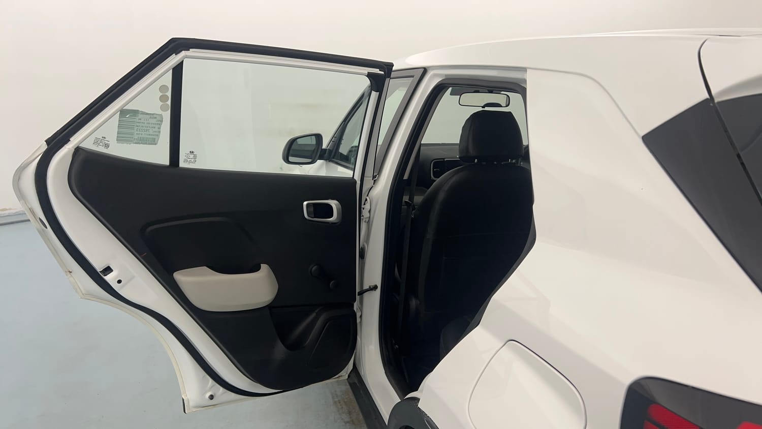 Used 2025 Hyundai Venue E 1.2 Petrol Petrol Manual interior LEFT REAR DOOR OPEN VIEW