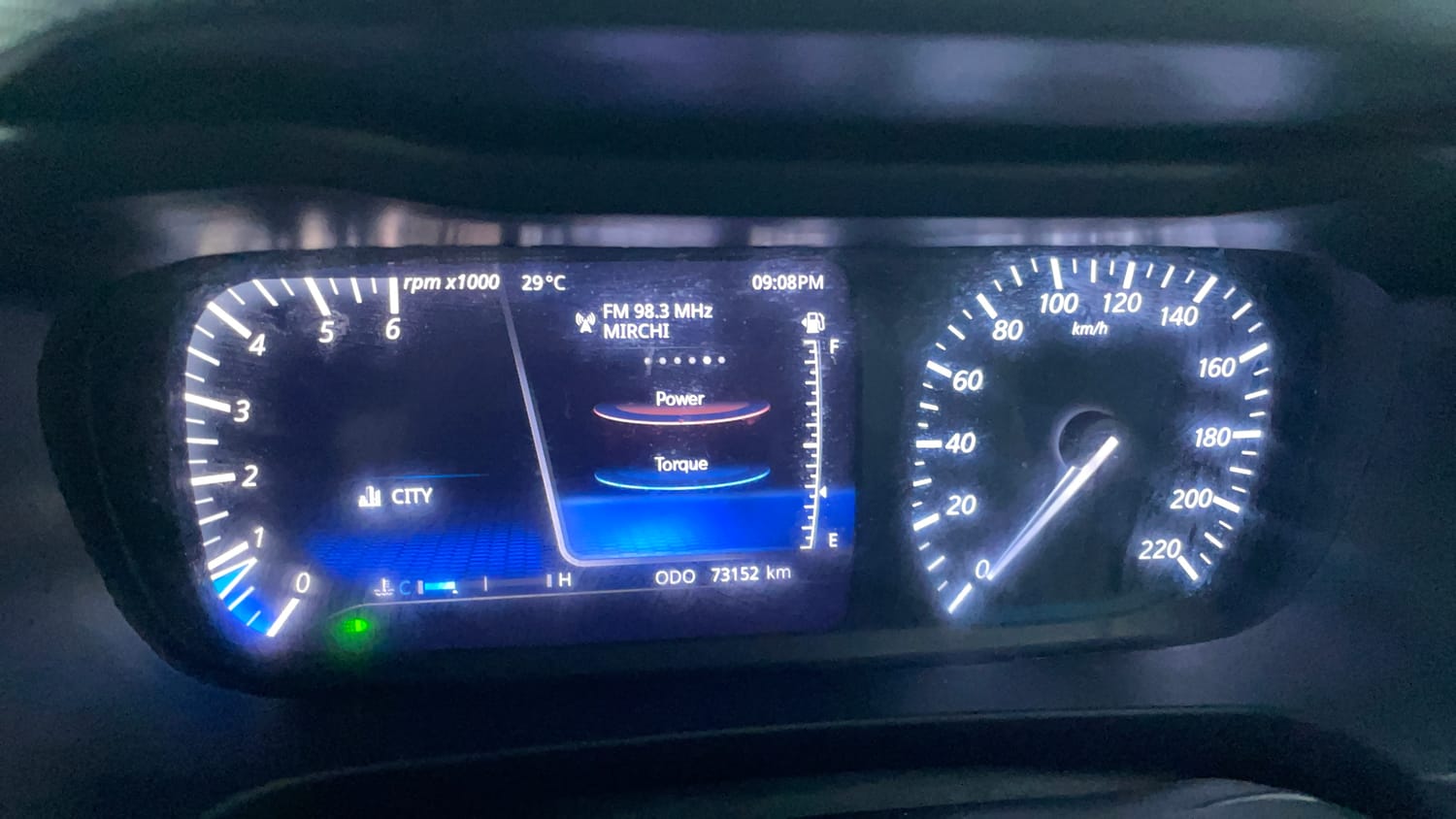 Used 2023 Tata Altroz XZ Plus (S) Diesel Diesel Manual interior CLUSTERMETER VIEW