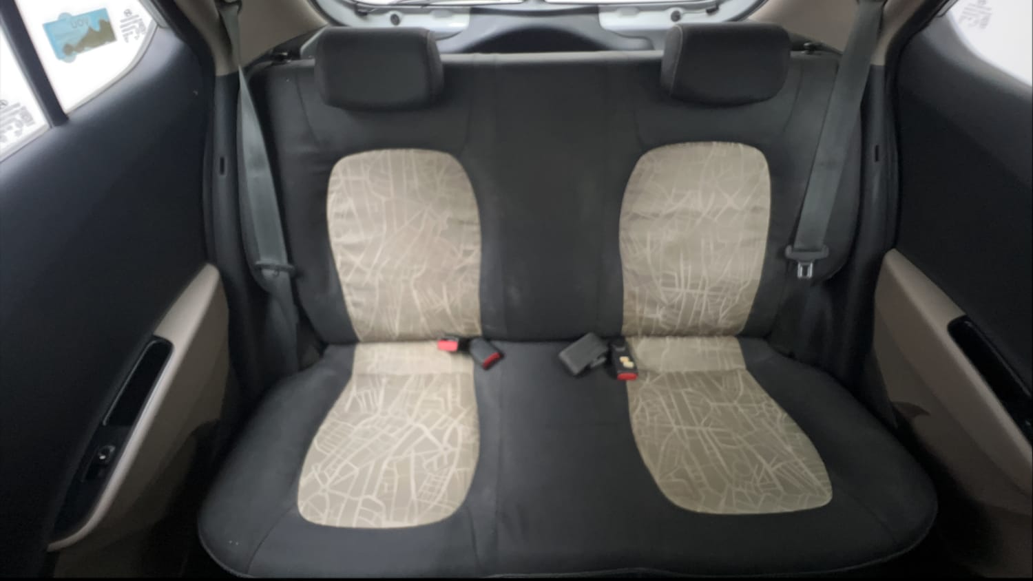 Used 2015 Hyundai Grand i10 Asta AT 1.2 Kappa VTVT Petrol Automatic interior REAR SEAT CONDITION VIEW