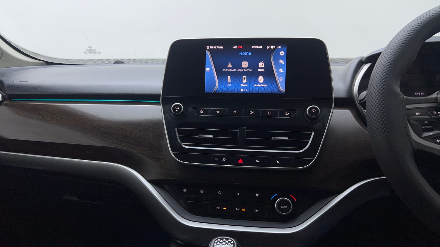 Used 2022 Tata Harrier XTA Plus Diesel Automatic interior MUSIC SYSTEM & AC CONTROL VIEW