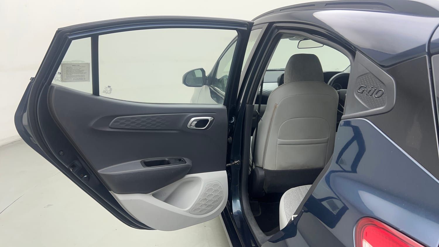 Used 2021 Hyundai Grand i10 Nios Sportz 1.2 Kappa VTVT CNG Cng Manual interior LEFT REAR DOOR OPEN VIEW