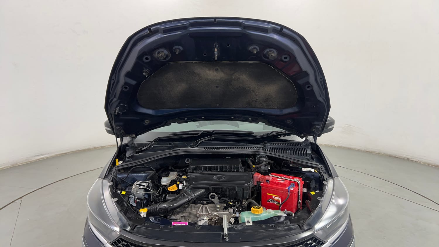 Used 2022 Tata Tigor XZ CNG Cng Manual engine ENGINE & BONNET OPEN FRONT VIEW