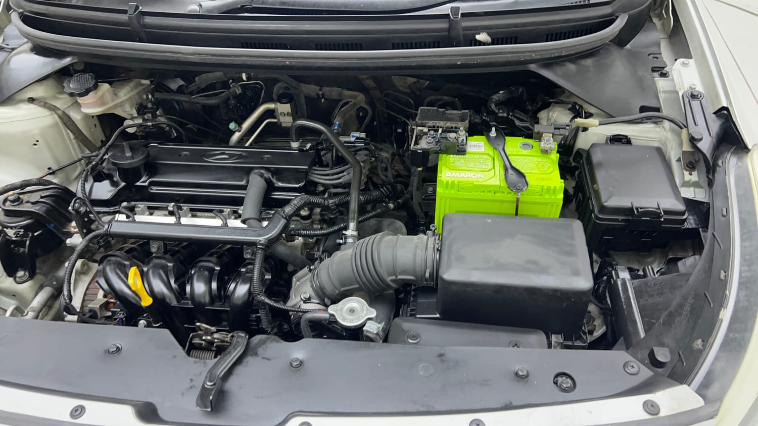 Used 2017 Hyundai Elite i20 Sportz 1.2 Petrol Manual engine ENGINE LEFT SIDE VIEW