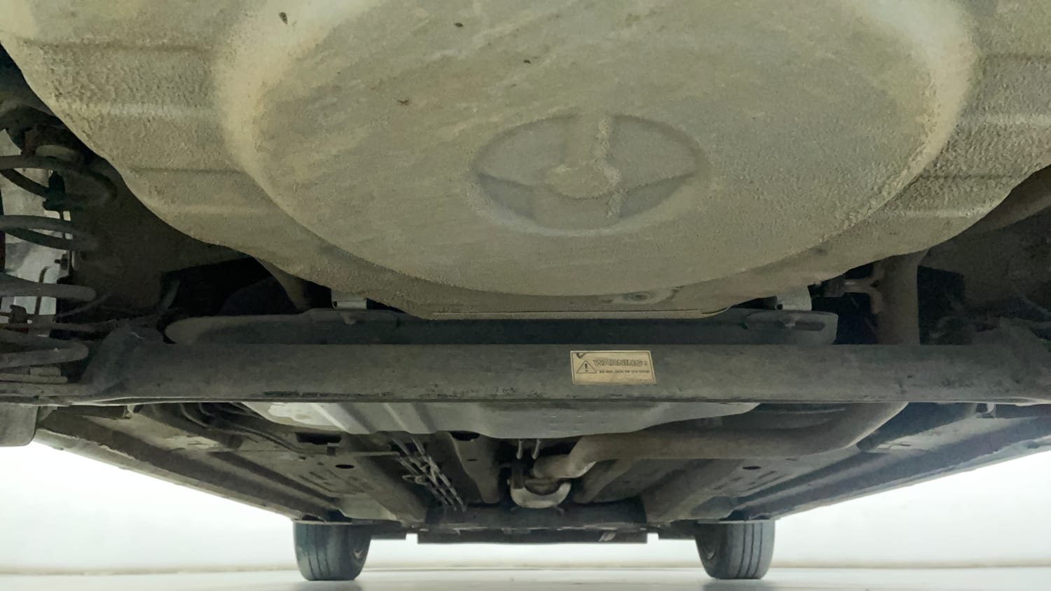 Used 2023 Tata Altroz XZ Plus (S) Diesel Diesel Manual extra REAR UNDERBODY VIEW (TAKEN FROM REAR)