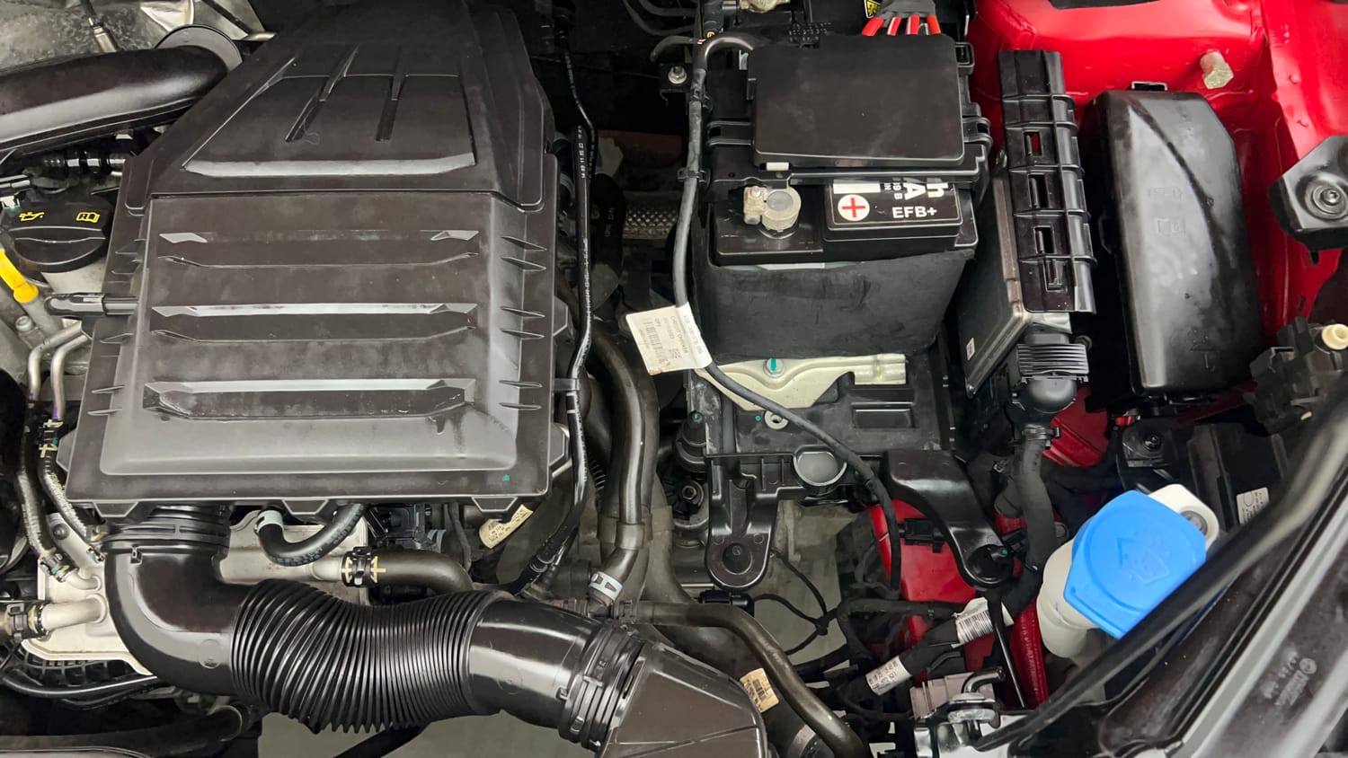 Used 2024 Skoda Kushaq Ambition 1.0L TSI MT Petrol Manual engine ENGINE LEFT SIDE VIEW