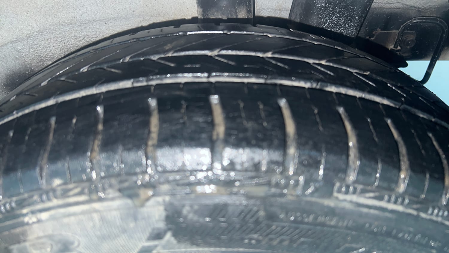 Used 2015 Hyundai Grand i10 Magna 1.2 Kappa VTVT Petrol Manual tyres LEFT REAR TYRE TREAD VIEW