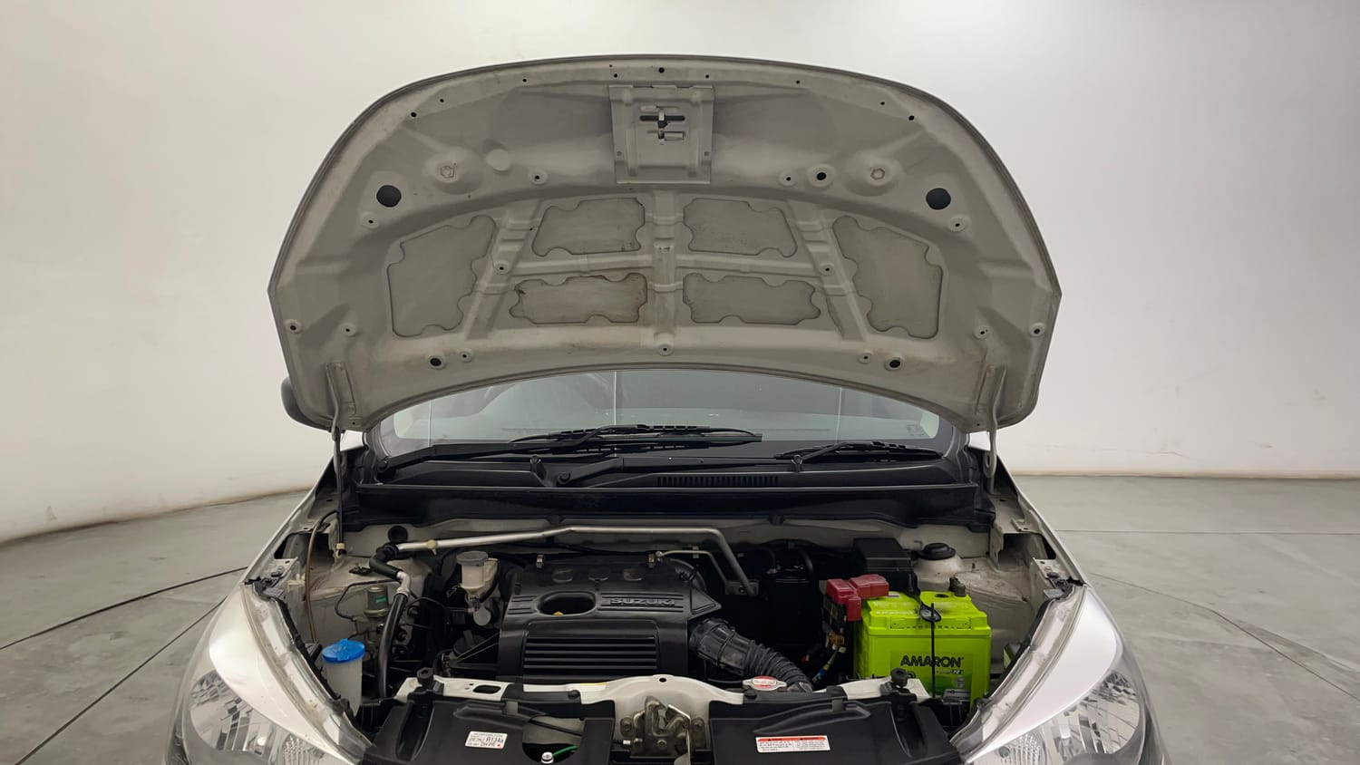 Used 2014 Maruti Suzuki Celerio VXi Petrol Manual engine ENGINE & BONNET OPEN FRONT VIEW