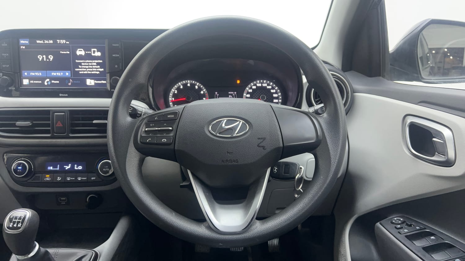 Used 2021 Hyundai Grand i10 Nios Sportz 1.2 Kappa VTVT CNG Cng Manual interior STEERING VIEW