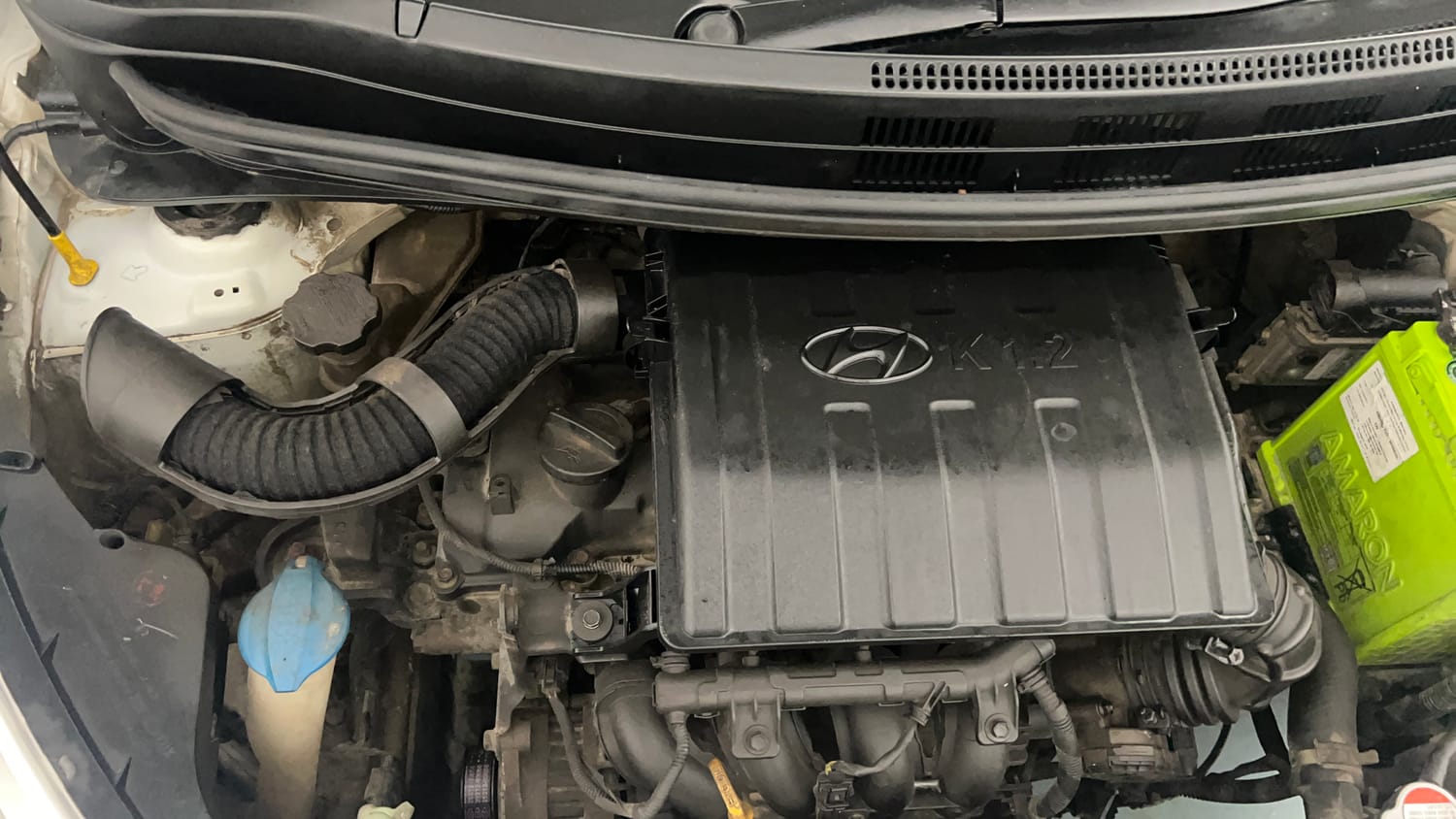Used 2015 Hyundai Grand i10 Sportz 1.2 Kappa VTVT Petrol Manual engine ENGINE RIGHT SIDE VIEW