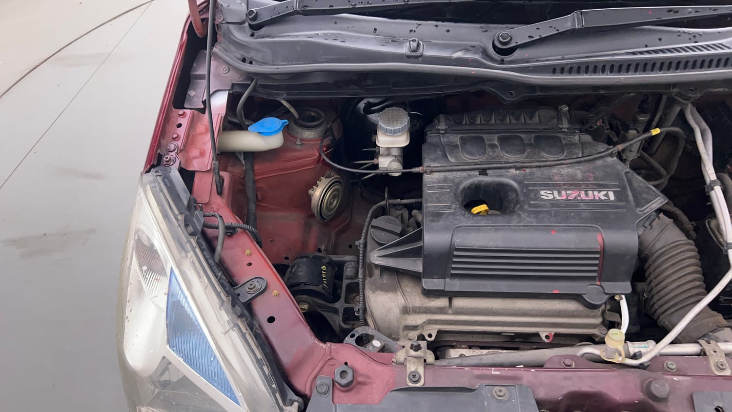 Used 2012 Maruti Suzuki Wagon R LXi Petrol Manual engine ENGINE RIGHT SIDE VIEW