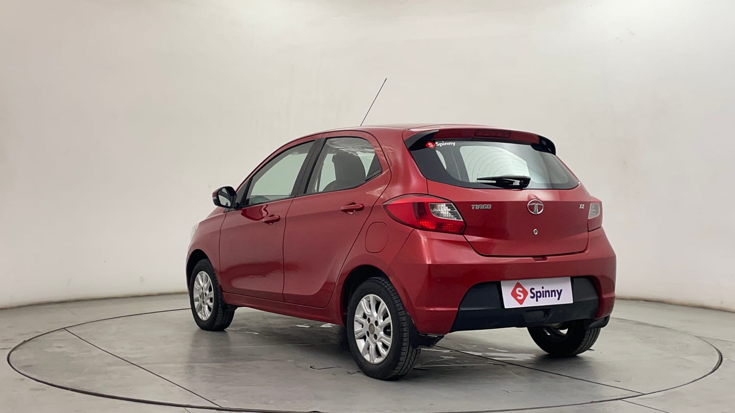 Used 2017 Tata Tiago Revotron XZ Petrol Manual exterior LEFT REAR CORNER VIEW