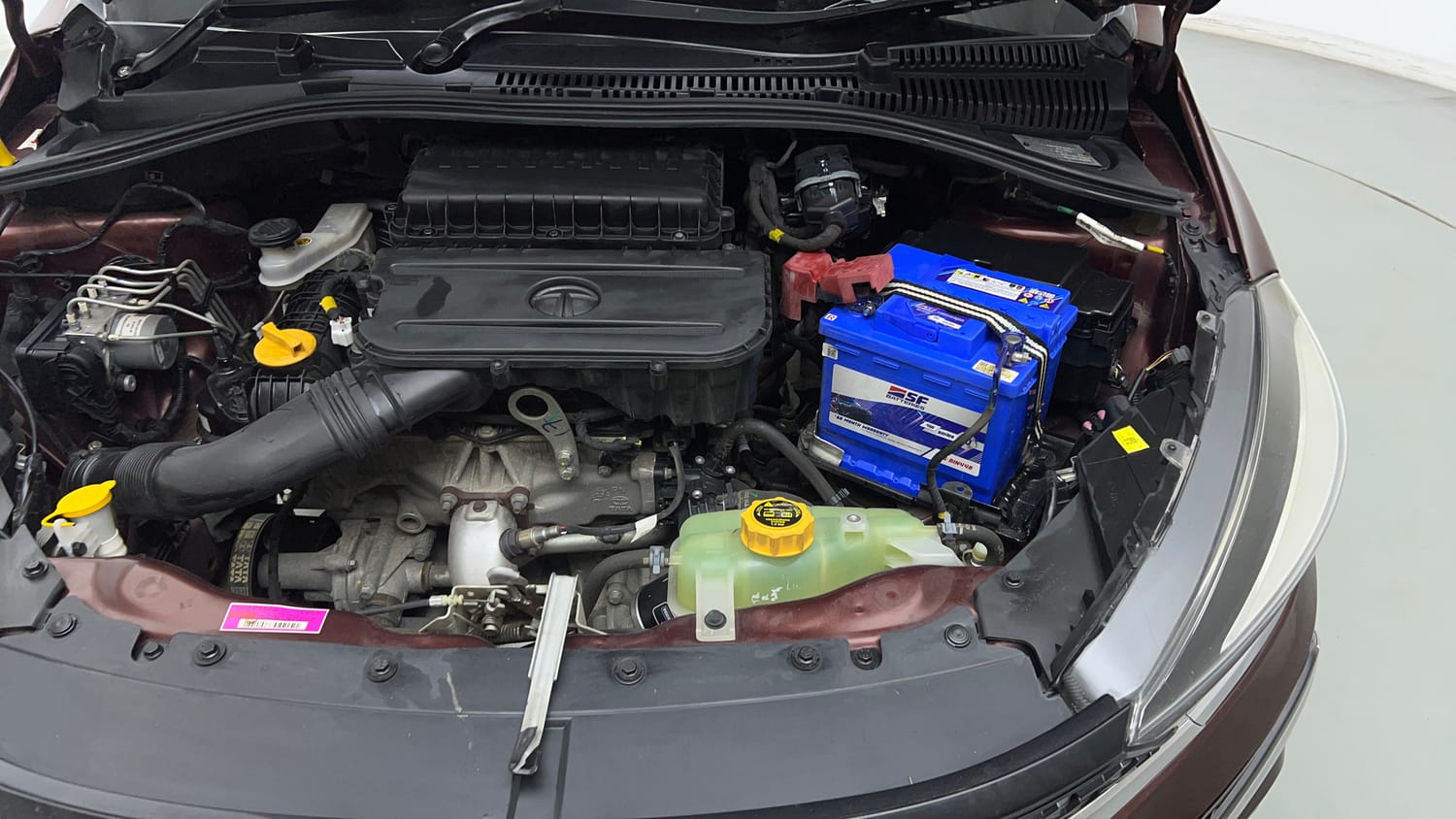 Used 2023 Tata Tigor XZ Plus CNG Leatherette Pack Cng Manual engine ENGINE LEFT SIDE VIEW