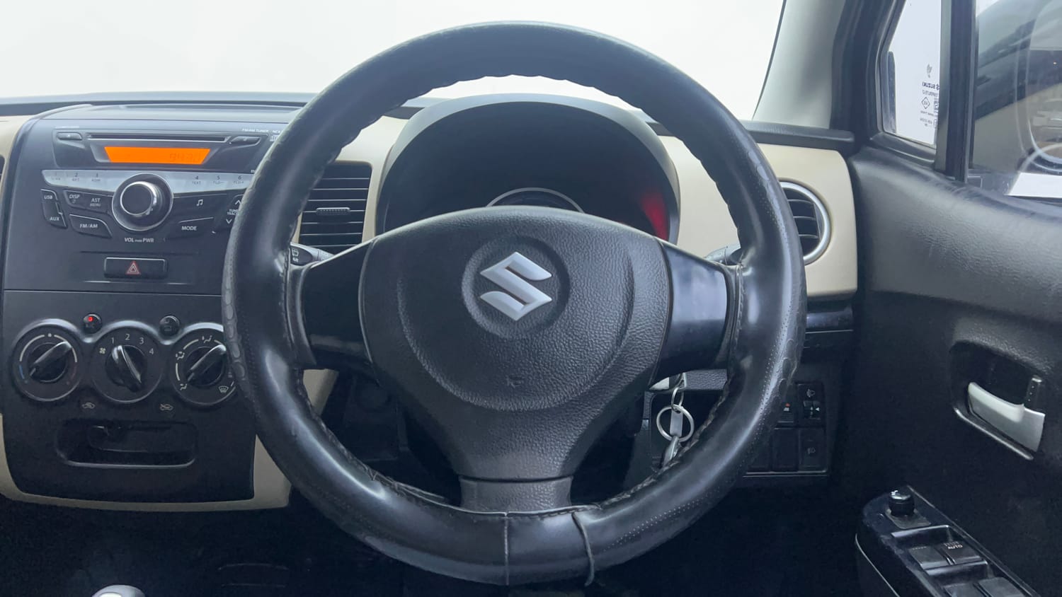 Used 2017 Maruti Suzuki Wagon R 1.0 VXI AMT Petrol Automatic interior STEERING VIEW