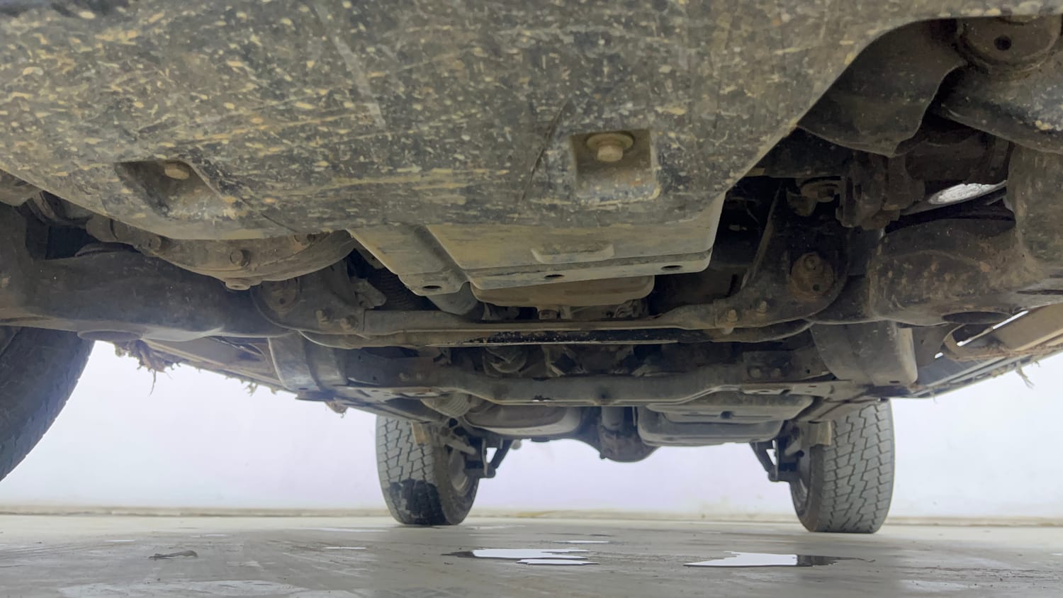 Used 2024 Mahindra Thar LX Hard Top Diesel MT 4WD Diesel Manual extra FRONT LEFT UNDERBODY VIEW