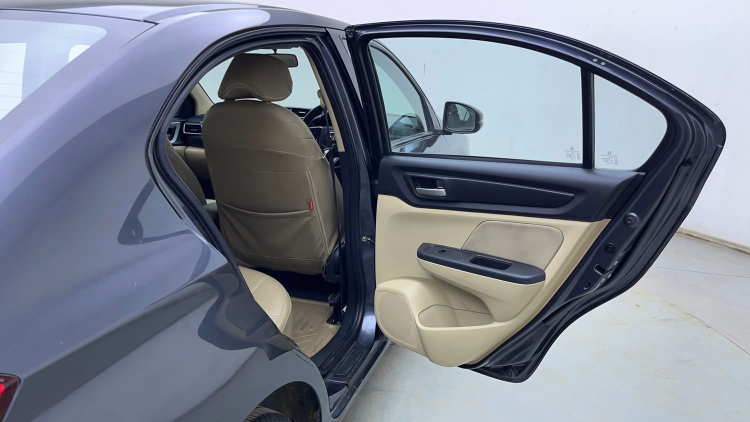 Used 2023 Honda Amaze VX 1.2 Petrol MT Petrol Manual interior RIGHT REAR DOOR OPEN VIEW