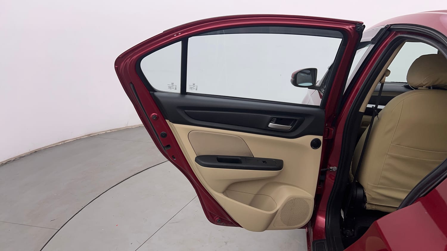 Used 2022 Honda Amaze VX CVT 1.2 Petrol Petrol Automatic interior LEFT REAR DOOR OPEN VIEW