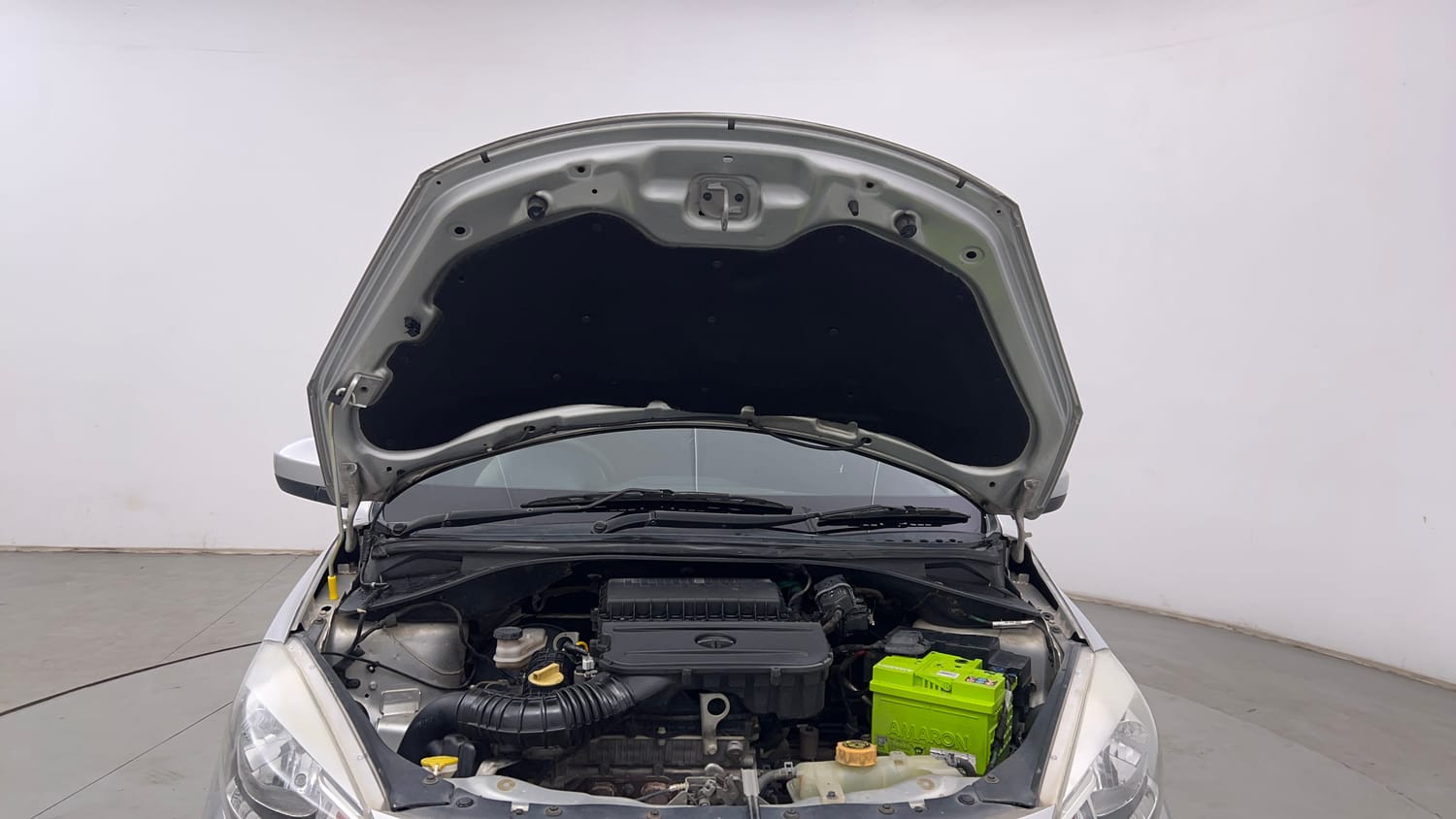 Used 2017 Tata Tiago Revotron XT Petrol Manual engine ENGINE & BONNET OPEN FRONT VIEW
