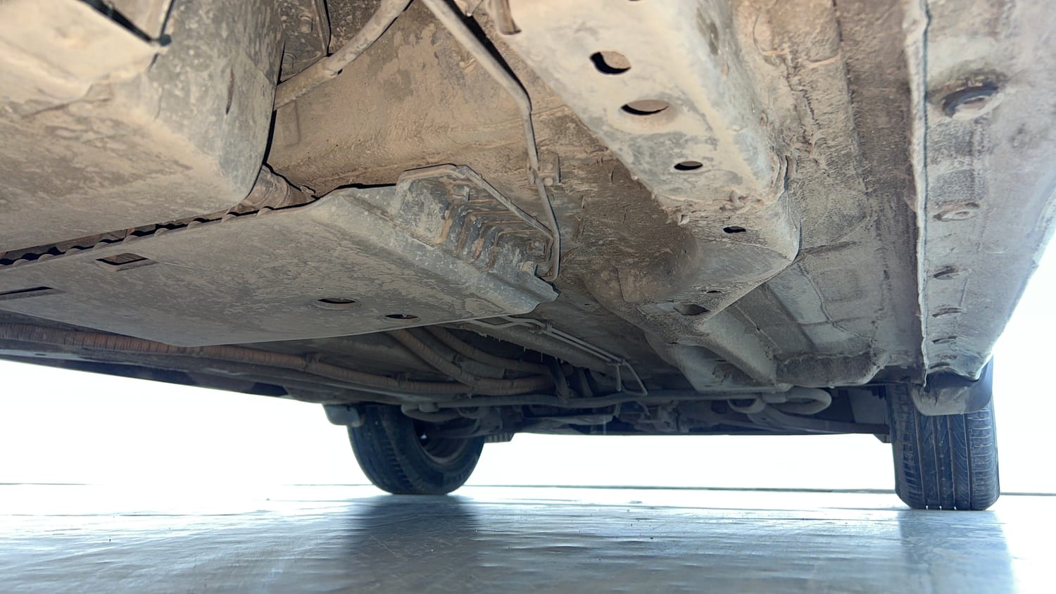Used 2023 Tata Tiago EV XZ Plus Tech LUX Long Range Electric Automatic extra REAR RIGHT UNDERBODY VIEW