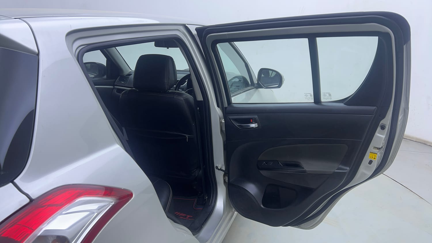 Used 2015 Maruti Suzuki Swift VXi Petrol Manual interior RIGHT REAR DOOR OPEN VIEW