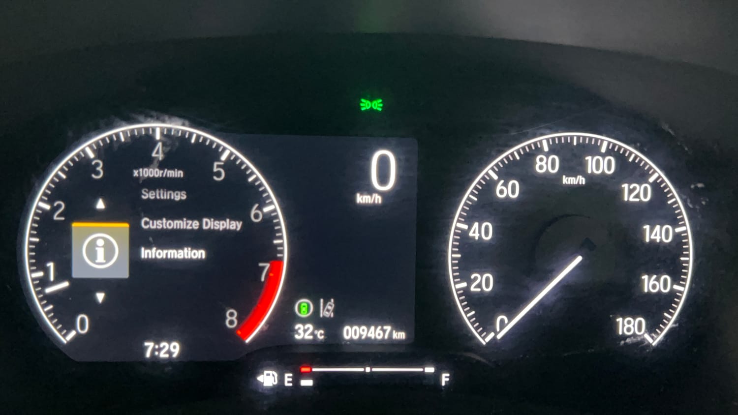 Used 2025 Honda Elevate ZX MT Petrol Manual interior CLUSTERMETER VIEW