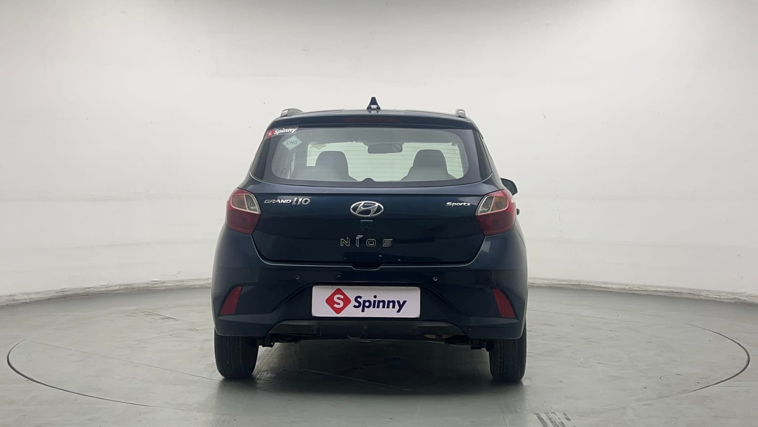 Used 2021 Hyundai Grand i10 Nios Sportz 1.2 Kappa VTVT CNG Cng Manual exterior BACK VIEW
