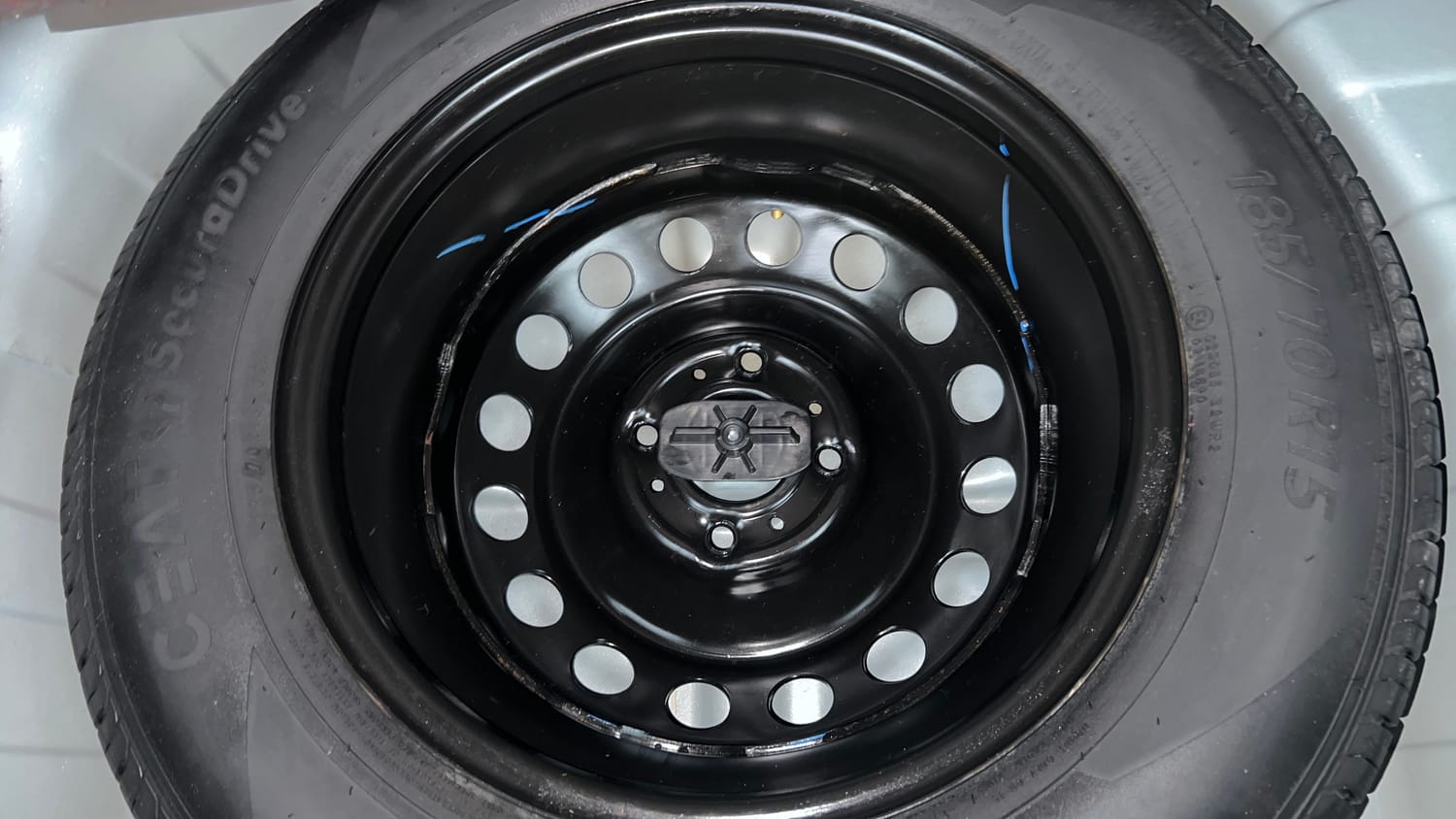 Used 2023 Tata Punch Creative AMT Petrol Automatic tyres SPARE TYRE VIEW