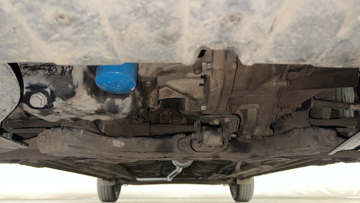 Used 2021 Hyundai Grand i10 Nios Asta 1.2 Kappa VTVT Petrol Manual extra FRONT LEFT UNDERBODY VIEW