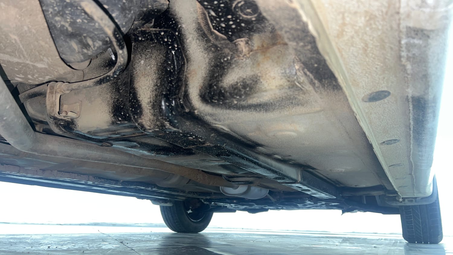 Used 2015 Hyundai Grand i10 Magna 1.2 Kappa VTVT Petrol Manual extra REAR RIGHT UNDERBODY VIEW
