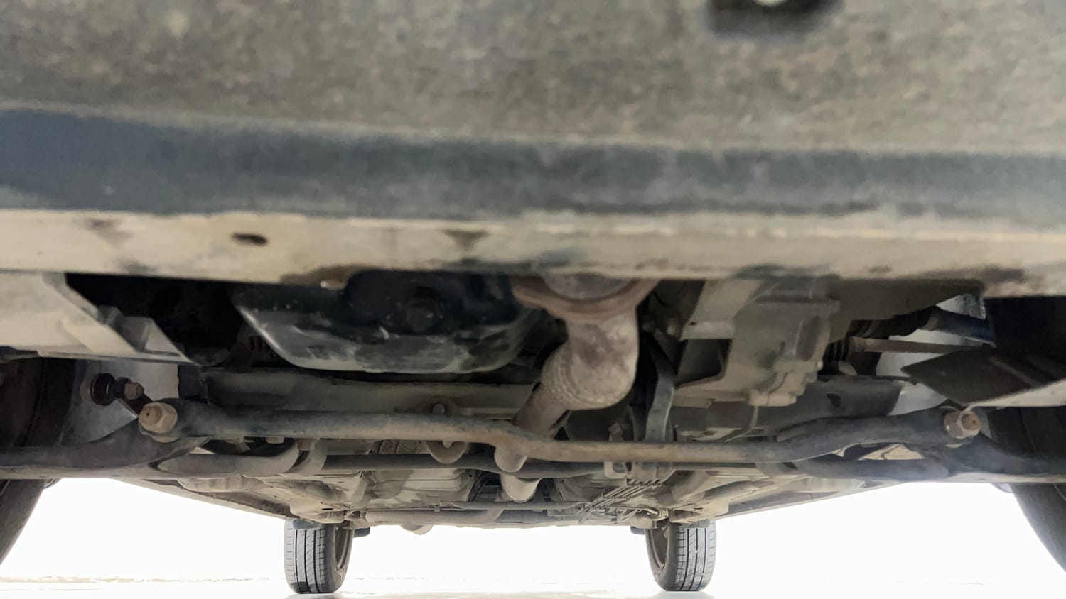 Used 2022 Tata Tigor XZ CNG Cng Manual extra FRONT LEFT UNDERBODY VIEW