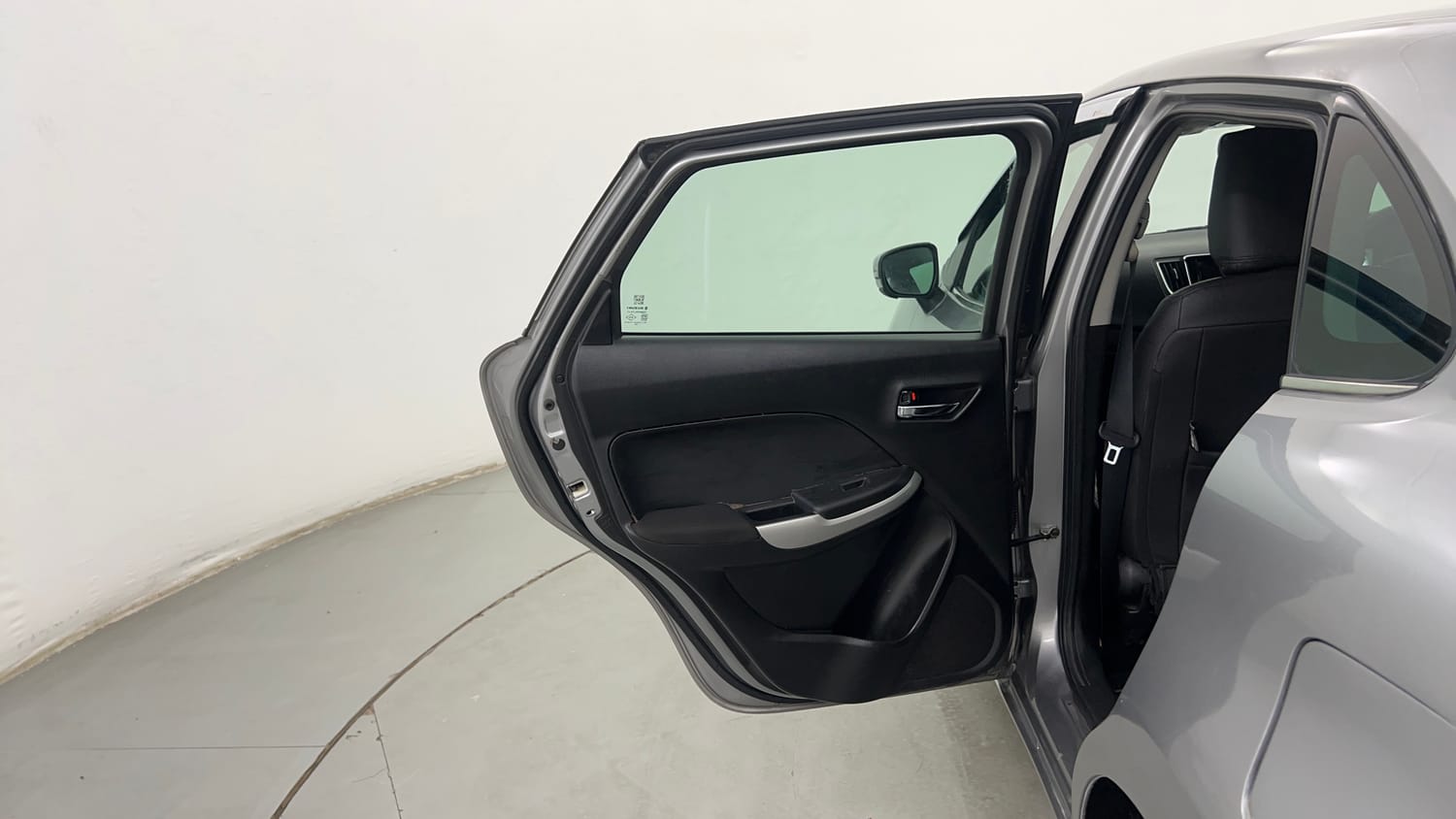 Used 2017 Maruti Suzuki Baleno Alpha 1.2 Petrol Manual interior LEFT REAR DOOR OPEN VIEW
