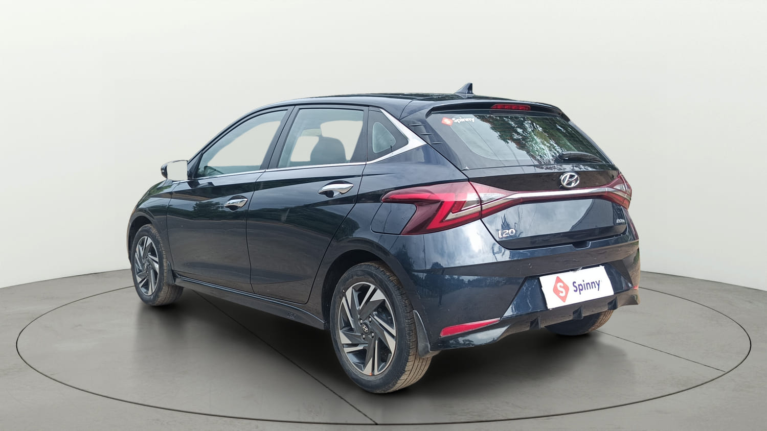 Used 2021 Hyundai New i20 Asta (O) 1.0 Turbo DCT Petrol Automatic exterior LEFT REAR CORNER VIEW