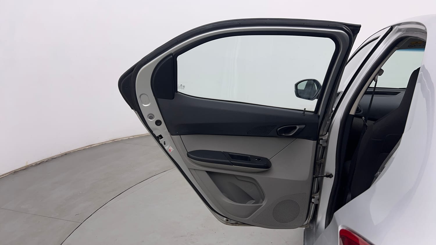 Used 2017 Tata Tiago Revotron XT Petrol Manual interior LEFT REAR DOOR OPEN VIEW