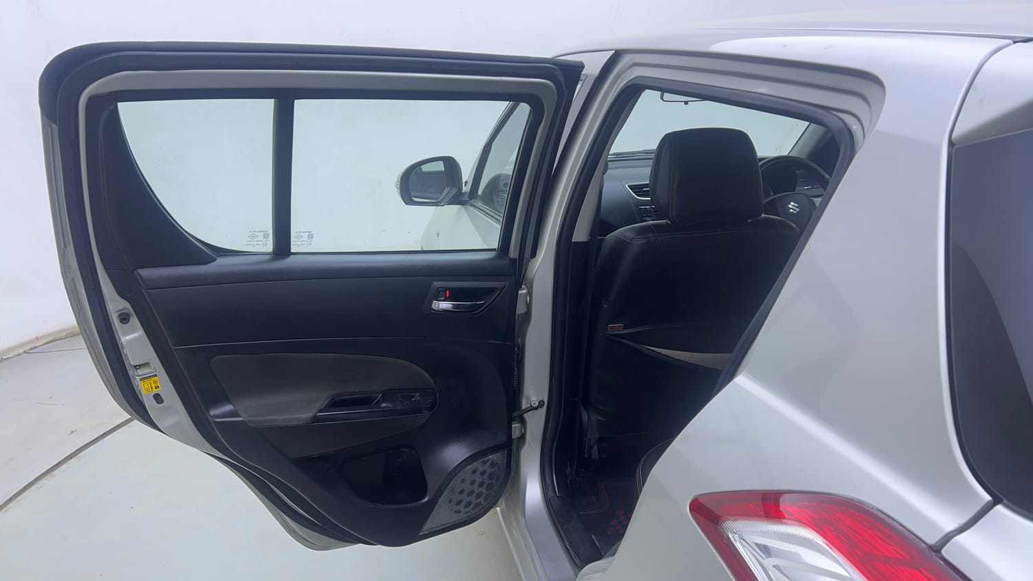 Used 2015 Maruti Suzuki Swift VXi Petrol Manual interior LEFT REAR DOOR OPEN VIEW