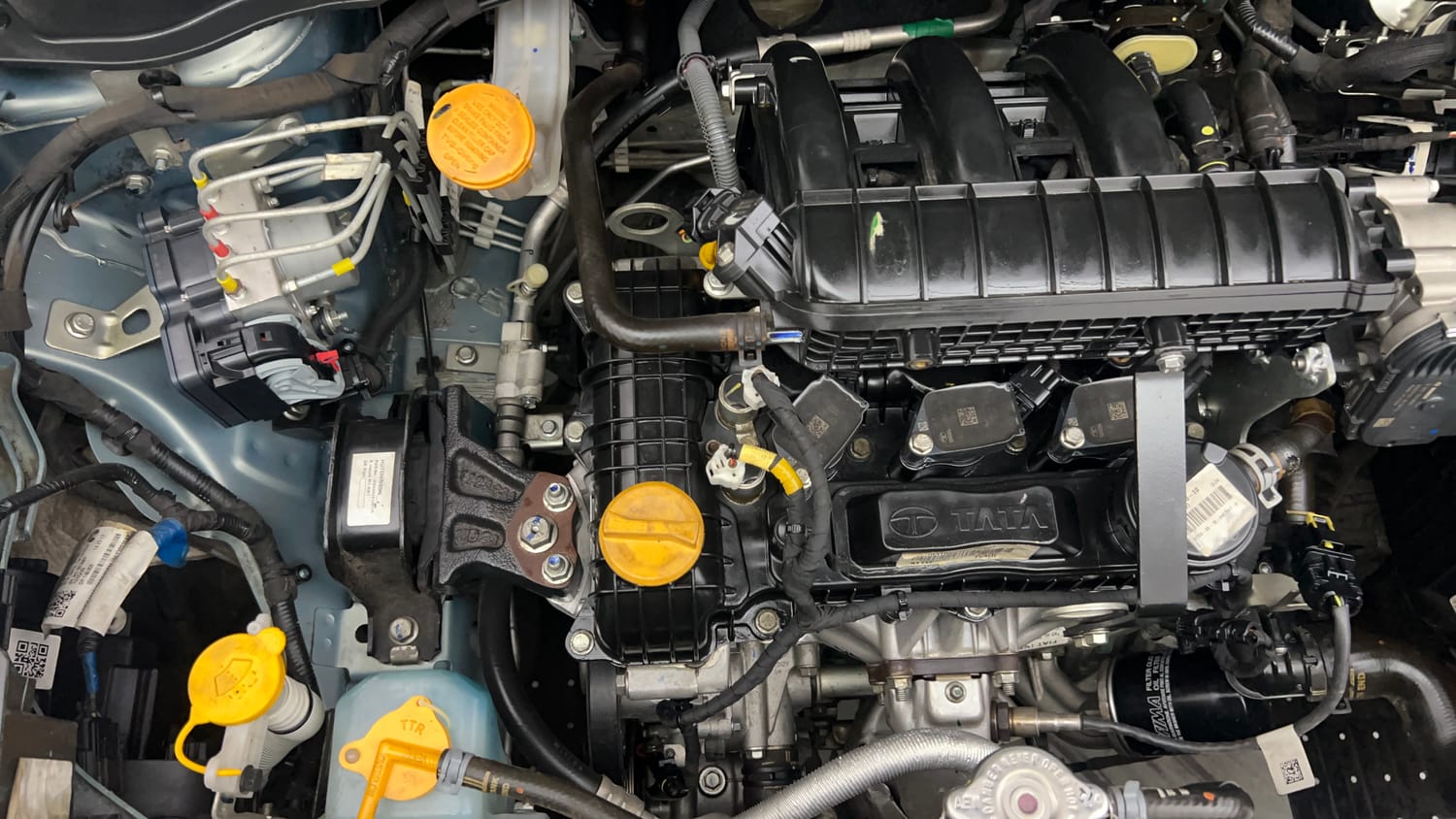 Used 2023 Tata Punch Creative AMT Petrol Automatic engine ENGINE RIGHT SIDE VIEW