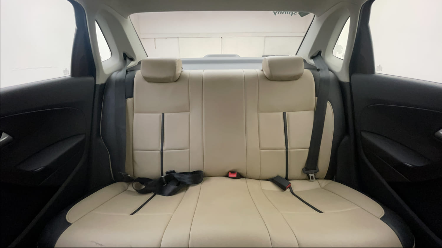Used 2017 Volkswagen Ameo Trendline 1.2L (P) Petrol Manual interior REAR SEAT CONDITION VIEW