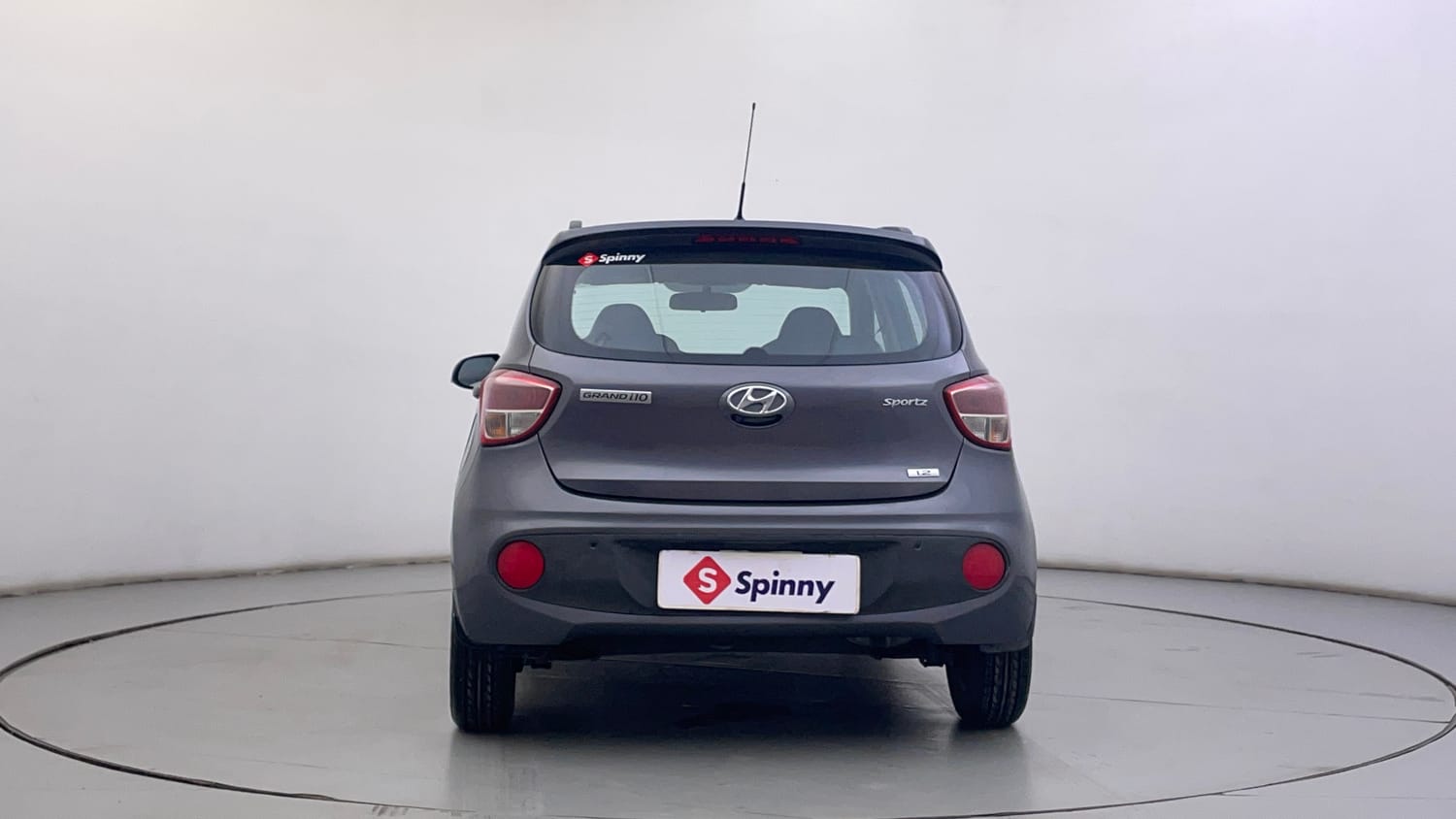 Used 2019 Hyundai Grand i10 Sportz 1.2 Kappa VTVT Petrol Manual exterior BACK VIEW