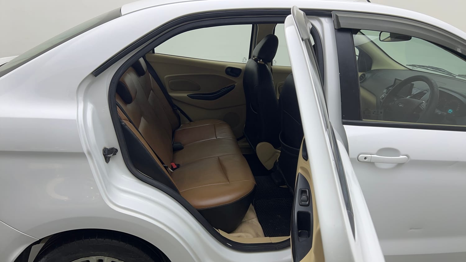 Used 2020 Ford Figo Aspire Titanium1.5 TDCi Diesel Manual interior RIGHT SIDE REAR DOOR CABIN VIEW