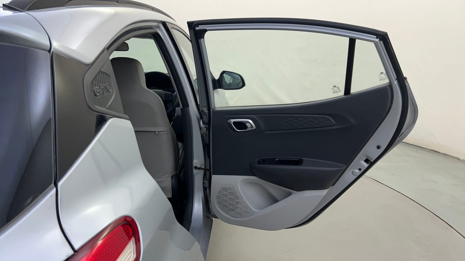 Used 2021 Hyundai Grand i10 Nios Asta 1.2 Kappa VTVT Petrol Manual interior RIGHT REAR DOOR OPEN VIEW