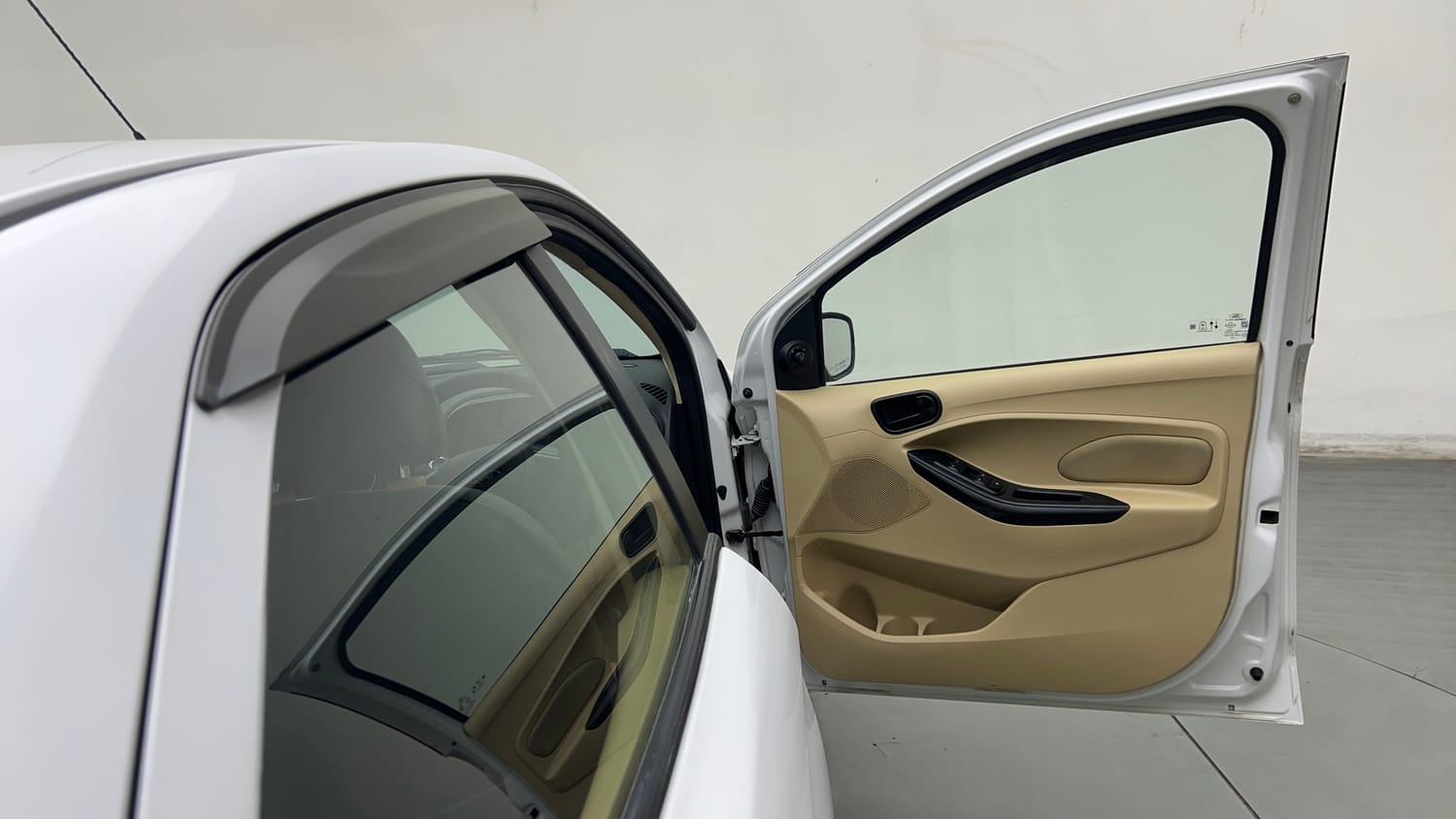 Used 2020 Ford Figo Aspire Titanium1.5 TDCi Diesel Manual interior RIGHT FRONT DOOR OPEN VIEW