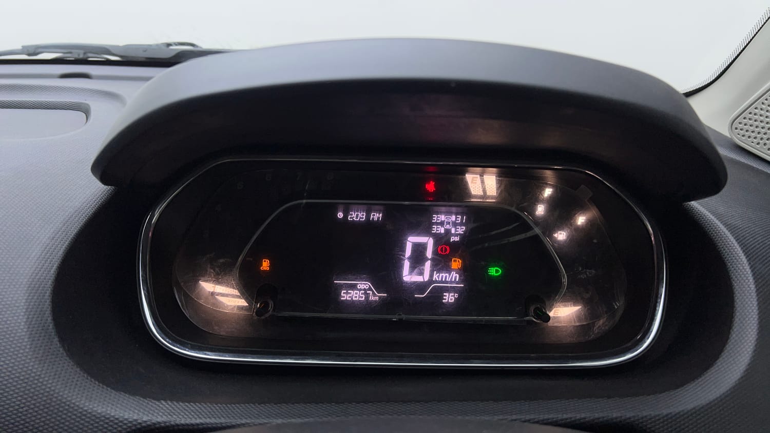 Used 2023 Tata Tigor XZ Plus CNG Leatherette Pack Cng Manual interior CLUSTERMETER VIEW