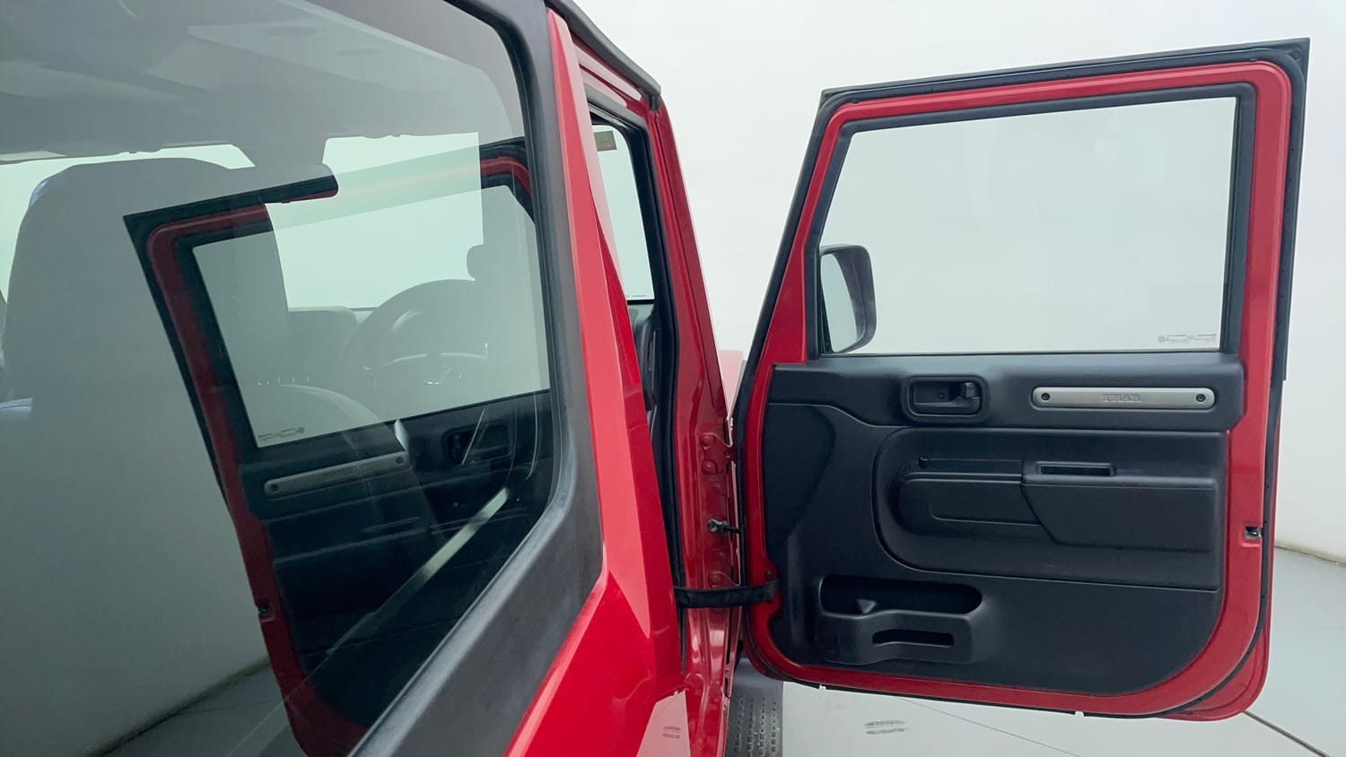 Used 2022 mahindra Thar LX Hard Top Petrol AT 4WD Petrol Automatic interior RIGHT FRONT DOOR OPEN VIEW