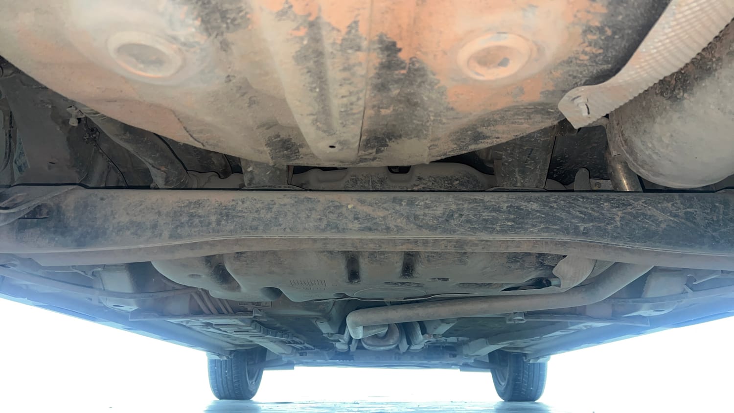 Used 2021 Hyundai i20 Sportz 1.2 MT Petrol Manual extra REAR UNDERBODY VIEW (TAKEN FROM REAR)
