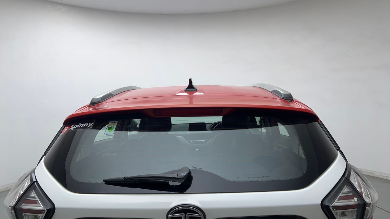 Used 2021 Tata Nexon XZ Plus (S) Petrol Manual exterior BACK WINDSHIELD VIEW