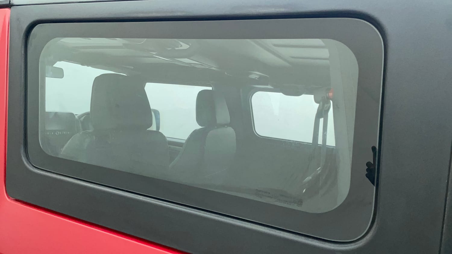 Used 2022 mahindra Thar LX Hard Top Petrol AT 4WD Petrol Automatic interior LEFT REAR DOOR OPEN VIEW