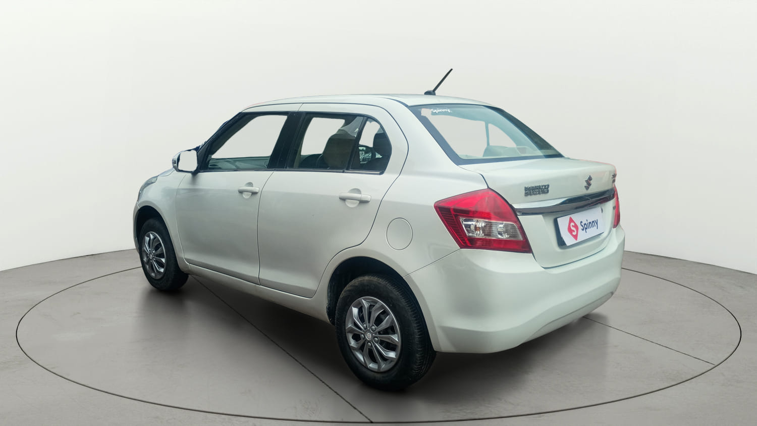 Used 2015 Maruti Suzuki Swift Dzire VXI Petrol Manual exterior LEFT REAR CORNER VIEW