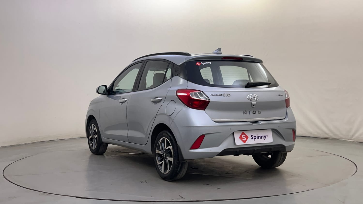 Used 2021 Hyundai Grand i10 Nios Asta 1.2 Kappa VTVT Petrol Manual exterior LEFT REAR CORNER VIEW
