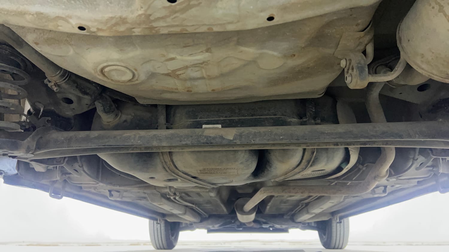 Used 2016 Maruti Suzuki Celerio VXi AMT Petrol Automatic extra REAR UNDERBODY VIEW (TAKEN FROM REAR)