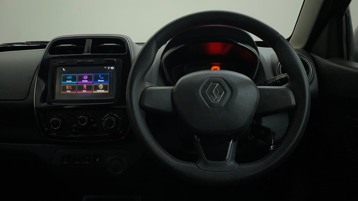 Used 2016 Renault Kwid 1.0 RXT Petrol Manual interior STEERING VIEW