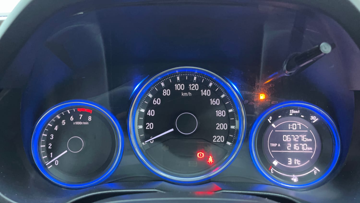 Used 2014 Honda City SV Petrol Manual interior CLUSTERMETER VIEW